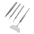 thumbnail image 1 of Herramienta para pestañas, 4 pinzas para extensión de pestañas, juego de herramientas para extensión de pestañas, fiel a su promesa, 1 of 12