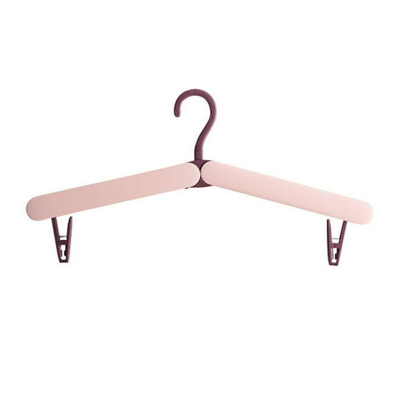 Travel Hangers Portable Folding Clothes Hangers Outdoor Hangers Foldable Clothes Drying Rack Non-slip Folding Coat