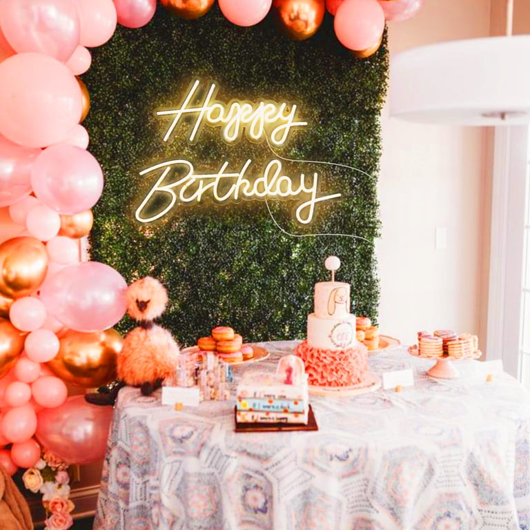 Hot Air Balloon Neon Sign - Dimmable LED Wall Light, Colorful Room Decor For Kids, Birthday, Party
