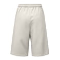 thumbnail image 4 of Mens Baggy Sweat Shorts Gym Athletic Basketball Summer Workout Lounge Beach Drawstring Shorts with Big Pockets, 4 of 7