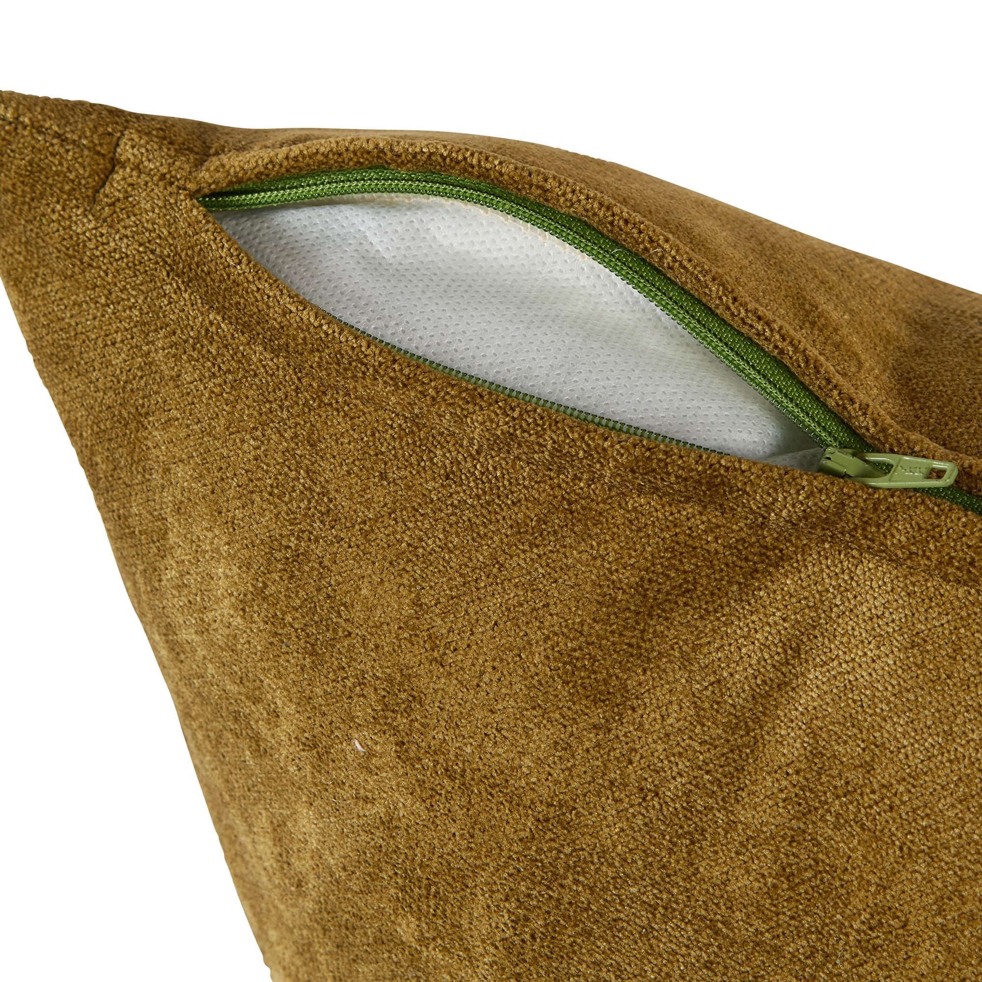 Greendale Home Fashions 24-in Juniper Velvet Throw Pillow Cover