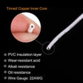 thumbnail image 3 of UL1007 22AWG Calibre Trenzado Conexión Cables, PVC Eléctrico Alambre Estañado Cobre Alambre 30 m/100 Pies Blanco para Electrodomésticos Interno Conexión Cable, 3 of 7