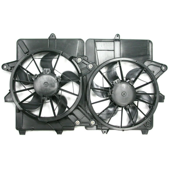 Agility Auto Parts 6018137 Dual Radiator and Condenser Fan Assembly for Ford, Mercury Models