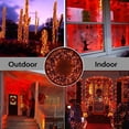 thumbnail image 5 of Epesl Waterproof 8 Mode Holiday Lighting, Orange, 46 ft, 5 of 5