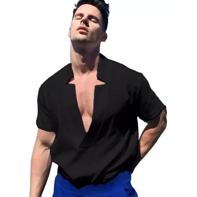 Playera Sexy Hombre Elegante Top Moda Casual