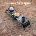 thumbnail image 1 of LJNYFDC Telescopic Frame Outdoor Table Retractable Outdoor Grid Table Portable Mini Stove Rack Bracket Adjustable Height Camping Table Outdoor Camping BBQ Accessories, 1 of 6