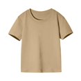 thumbnail image 5 of SDNall Toddler Boys Girl T-Shirt Comfortable Solid Color Short Sleeve Cotton T-Shirt Top Age:10 Years, 5 of 9