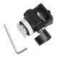 thumbnail image 3 of Adaptador de montaje de zapata caliente Aleación de aluminio para luz de relleno LED Cámara DSLR negro giro de perfke Adaptador de montaje de zapata caliente, 3 of 6