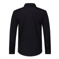 thumbnail image 3 of Men's Casual Shirt Long Sleeve Turn-down Collar Double Breasted Shirt Color Match Top, 3 of 5