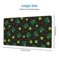 thumbnail image 3 of Balery St. Patrick'S Day8 Mouse Pad ,15.8x29.5 In Large Gaming Mouse Pad Desk Mat Long Non-Slip Rubber Stitched Edges,Waterproof Mousepad Desk Mat For Gamer Office Home, 3 of 9