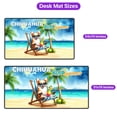 thumbnail image 5 of Chihuahua Hello Summer Beach Theme with Sunglasses and Tropical Cocktail Desk Mat Full Keyboard Mouse Pad Dog Lover Gifts Idea Large Mousepad - 00009, 5 of 5