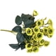 thumbnail image 4 of Moyic 2020 nueva rosa artificial de flores escritorio decorativo ramo de rosas falsas decoración para fiesta de boda Flores artificiales verde Moyic HA6614-01B, 4 of 6