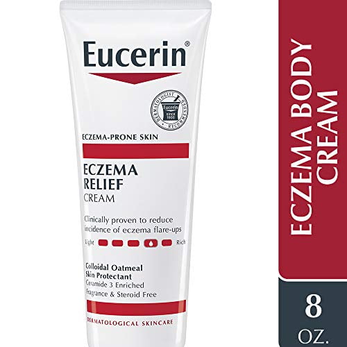 Eucerin Eczema Relief Cream - Full Body Lotion for Eczema-Prone Skin - 8 oz. Tube