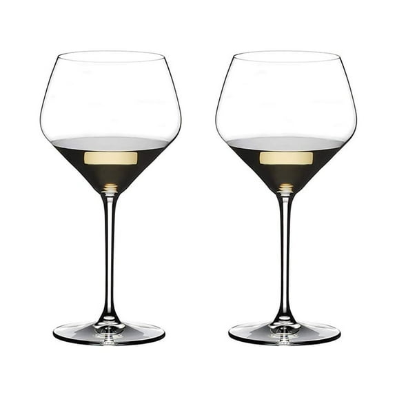 Riedel Extreme Oaked Chardonnay Crystal White Wine Glass, 23.63 Ounce (2 Pack)