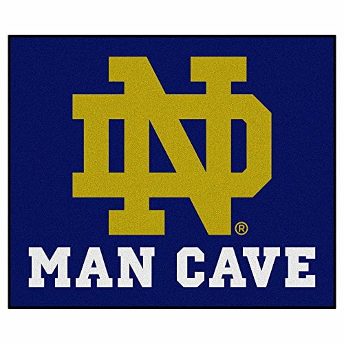 FANMATS 14582 Notre Dame Nylon Universal Man Cave Tailgater Rug