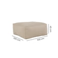 thumbnail image 4 of Puff Solen Beige Kessa Muebles, 4 of 5