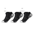 thumbnail image 3 of Outfmvch 3 Pack Ankle Socks Low Cut Short Socks Adult Socks Running Socks Low Cut Tab Socks for Men Compression Ankle Socks Gym Socks Women Athletic Running Ankle Socks Black One Size, 3 of 3