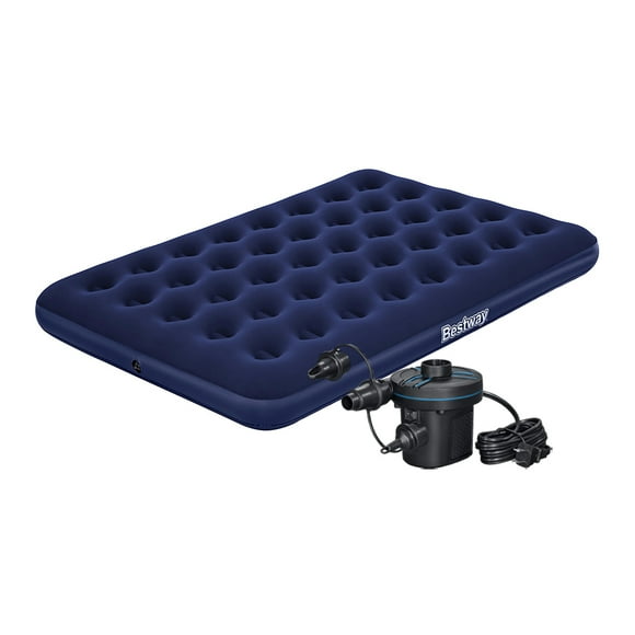 Colchón Inflable Bestway Full Size Con Bomba Eléctrica Integrada