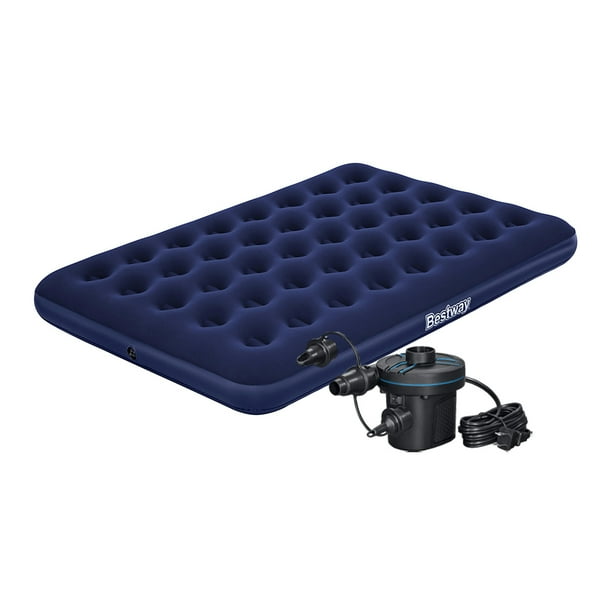 Colchón Inflable Bestway Full Size Con Bomba Eléctrica Integrada