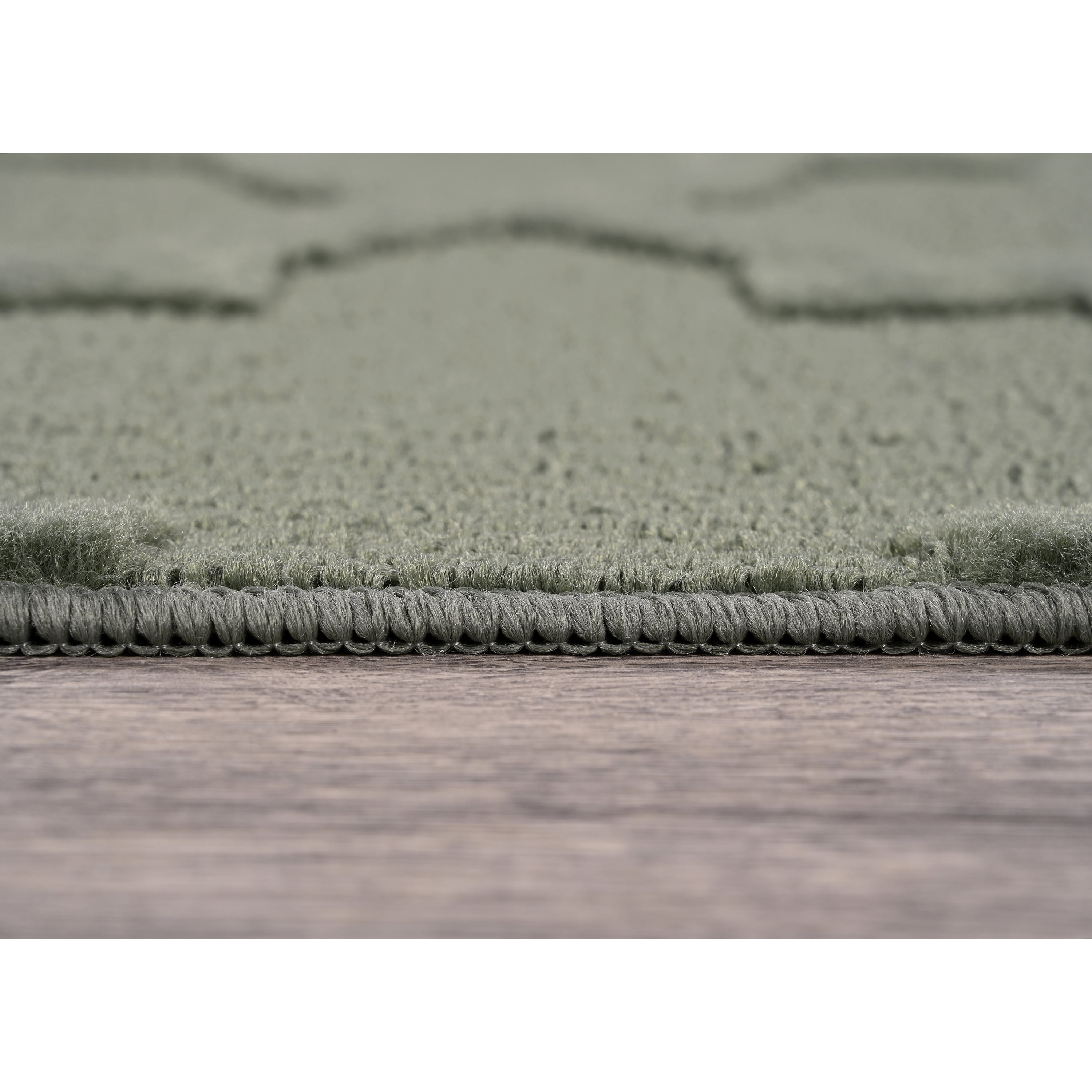 Garland Rug Quatro Polypropylene Sage Indoor Area Rug, 7'6" x 9'6"