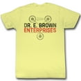 thumbnail image 1 of Back to the Future Dr. E. Brown Yellow Adult T-Shirt, 1 of 1