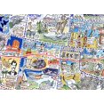 thumbnail image 3 of 1000 Piece Jigsaw Puzzle - Comical Map of USA by Tim Bulmer - Comical 1000 Piece Puzzles for Adults Colorful Jigsaw Puzzle 66cm X 50cm Funny Jigsaw Puzzles, 3 of 5