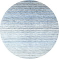 thumbnail image 1 of Ahgly Company Indoor Round Contemporary Pale Blue Abstract Area Rugs, 8' Round, 1 of 6