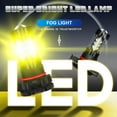 thumbnail image 6 of 5202 2504 H16 LED Fog Light DRL Driving Bulb 8000LM Golden light, 6 of 12
