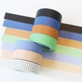 thumbnail image 2 of Yeacher Grid Washi Tapes Decorative Masking Tapes Adhesive Stickers Writable Paper for Bullet Journal Scrapbook Planner DIY Crafts|Solid Colors (Green), 2 of 8