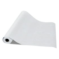 KFFKFF Peel and Stick Wallpaper, 17.7 x 393.7 inch Contact Paper with White Wood Grain Design, Waterproof Self-Adhesive Vinyl Roll for Easy Cleaning and Decoration in Bedrooms, Kitchens, Bathrooms