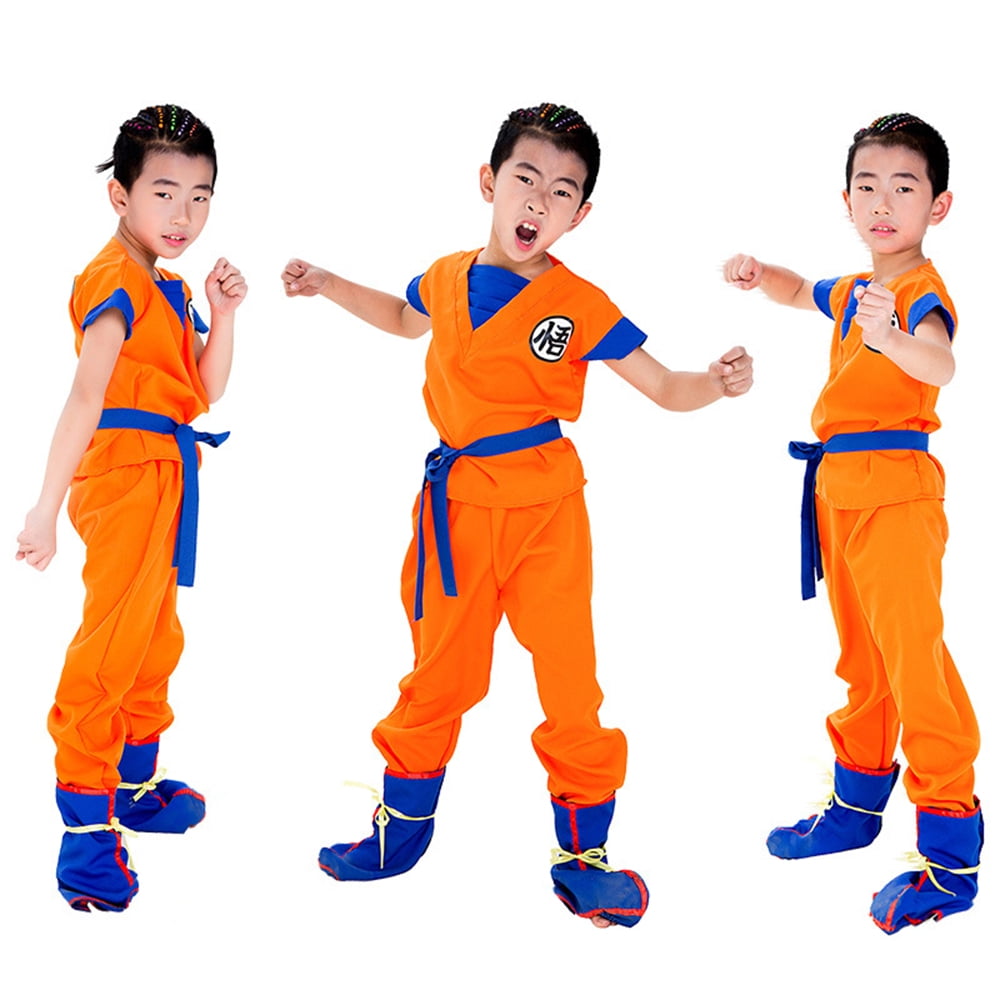 Halloween Dragon Ball Kids Suit Monkey King Carnival Anime Cosplay
