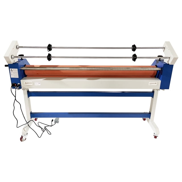Semi-auto Electric/Manual Cold Roll Laminator Cots Laminating Machine with Self-Removing Film Function 63" (1600MM)