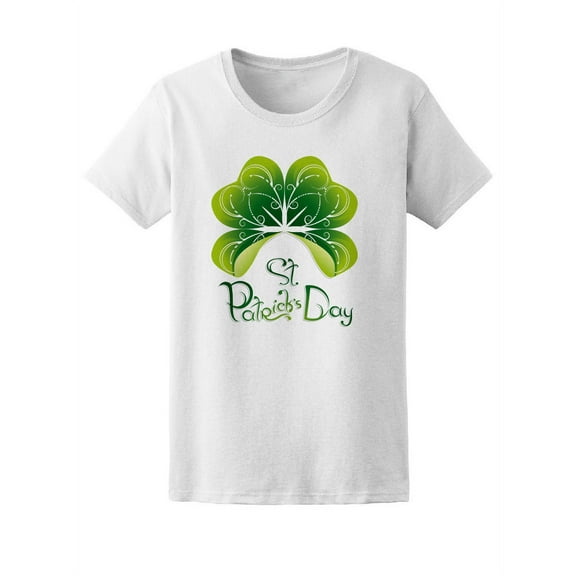 st patric's day cute clover Tee Women's -Image by Shutterstock