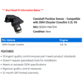 thumbnail image 2 of Camshaft Position Sensor - Compatible with 2004 Chrysler Crossfire 3.2L V6, 2 of 2