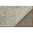 thumbnail image 3 of Feizy Reagan Transitional Floral & Botanical, Ivory/Gray, 5' x 8' Area Rug Sheen Fade Resistant Vintage Bordered Design Carpet for Living Dining Bed Room, 3 of 7