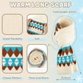 thumbnail image 2 of COOPLUS 3 PCS Winter Hat Scarf Gloves Set, Long Scarf Neck Warmer Beanie with Pom Pom Touchscreen Gloves Set Winter Gifts for Adults Children, 2 of 7