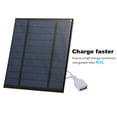 thumbnail image 2 of Labymos 2.5W/5V/3.7V Portable Solar Charger With USB Port Compact Solar Panel Phone Charger For Camping, 2 of 8