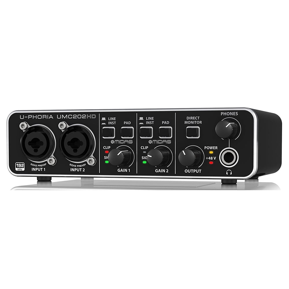 DTM・DAW Behringer U-PHORIA UMC202HD BEHRINGER U-PHORIA UMC202HD Audiophile 2x2 Sound Audio