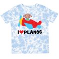 thumbnail image 3 of Inktastic Airplane I Love Planes Boys Toddler T-Shirt, 3 of 5