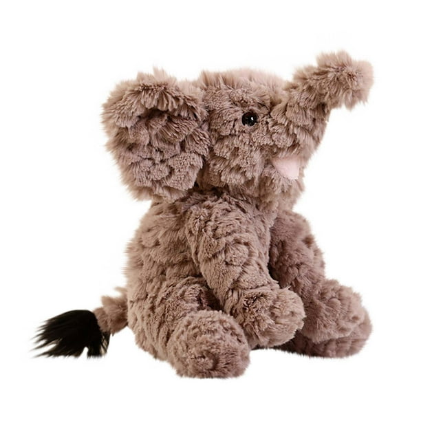 Elefante de peluche suave y adorable para niñas, niños, bebés, cumpleaños, hora de dormir, 13.4 pulgadas