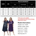 thumbnail image 2 of FEREMO 2 Pack Plus Size Nightgowns for Women Short Sleeve Printed Sleepwear Long Comfy Sleep Gown, 2 of 6