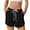 Black, variant on Lenpel Women's Sweat Shorts Casual Elastic High Waisted Drawstring Athletic Shorts Comfy Lounge Workout Shorts
