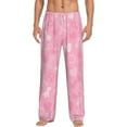 thumbnail image 2 of Kdxio Breast Cancer Awareness Print Men's Sleep Pajama Pant Lounge Pants with Pockets, 2 of 8