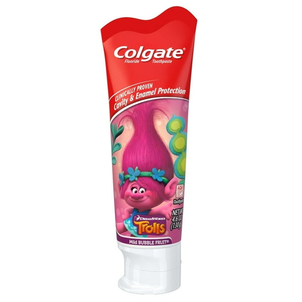 Colgate Kids Toothpaste with Anticavity Fluoride, Trolls, 4.6 ounces
