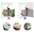 thumbnail image 2 of Exlonjet Ergonomics Headboard Pillow for Full Size Bed, Multifunctional Upholstered Headboard Pillows, Portable Dorm Room Head Boards No Need to Assembly Green, 2 of 7