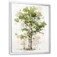 thumbnail image 2 of Designart "Witness of Ages in Green Sycamore Tree" Floral Framed Wall Art - Traditional Green Tree Sycamore Hallway Framed Wall Art Decor, 2 of 6