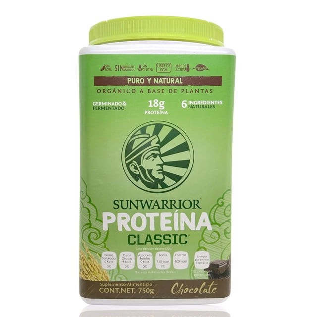 Proteína Vegana Sunwarrior Classic Chocolate 750 grs Keto Sunwarrior SUNCLASSICHOCOLATE