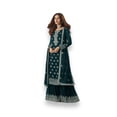 thumbnail image 5 of Dazzling Faux Georgette Salwar Suit with Intricate Embroidery, 129E, 5 of 8