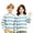 Sky Blue -AP16, variant on Resicozy Striped Crew Neck Sweatshirt for Kids Oversized Fleece Pullover Boys Girls Long Sleeve Warm Shirts Casual Lightweight Clothes 3-13 Years Black 110