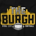 thumbnail image 2 of The Burgh PA Steel City Football Men's Graphic T Shirt Tees Brisco Brands S, 2 of 6